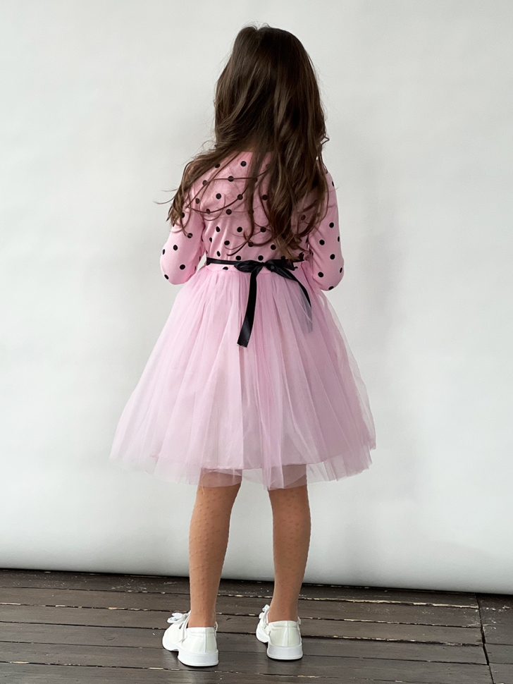 Платье для девочки нарядное БУШОН ST51, цвет розовый