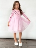 Платье для девочки нарядное БУШОН ST51, цвет розовый