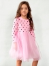 Платье для девочки нарядное БУШОН ST51, цвет розовый
