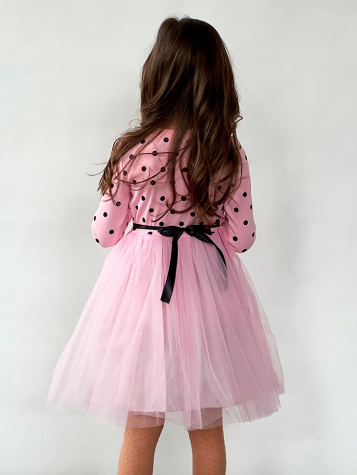 Платье для девочки нарядное БУШОН ST51, цвет розовый