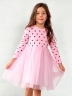 Платье для девочки нарядное БУШОН ST51, цвет розовый