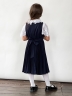 Сарафан для девочки школьное БУШОН SK172, цвет темно-синий