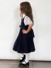 Сарафан для девочки школьное БУШОН SK172, цвет темно-синий