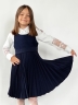 Сарафан для девочки школьное БУШОН SK172, цвет темно-синий