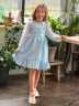 Платье для девочки нарядное БУШОН ST52, цвет голубой
