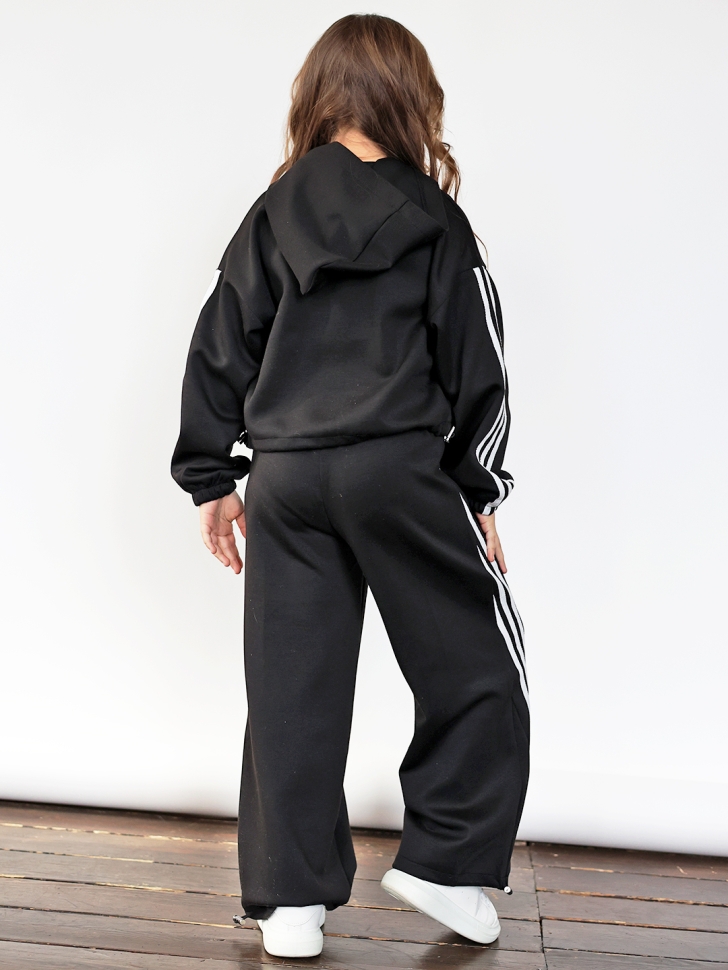 Спортивный костюм для девочки БУШОН SP224, цвет черный