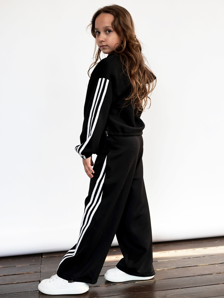 Спортивный костюм для девочки БУШОН SP224, цвет черный