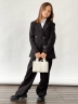 Костюм для девочки пиджак и брюки БУШОН SK80, цвет черный 
