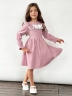 Платье для девочки нарядное БУШОН ST59, цвет пудровый 