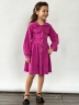 Платье для девочки школьное БУШОН ST73, цвет фиолетовый 