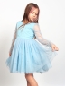 Платье для девочки нарядное БУШОН ST511, цвет голубой 
