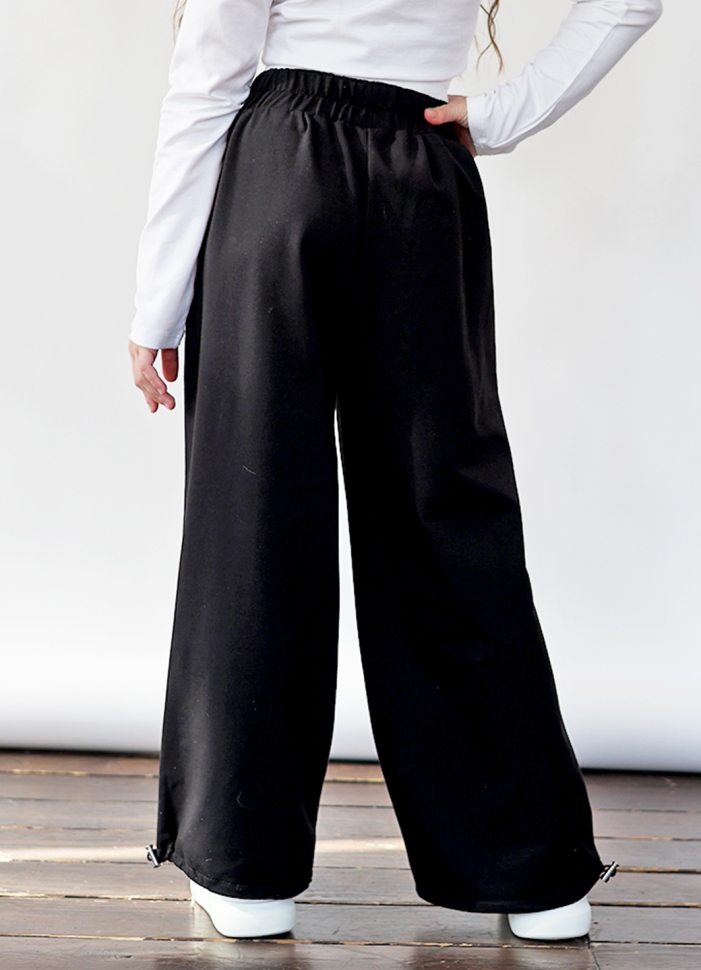 Брюки для девочек БУШОН ST113, цвет черный 