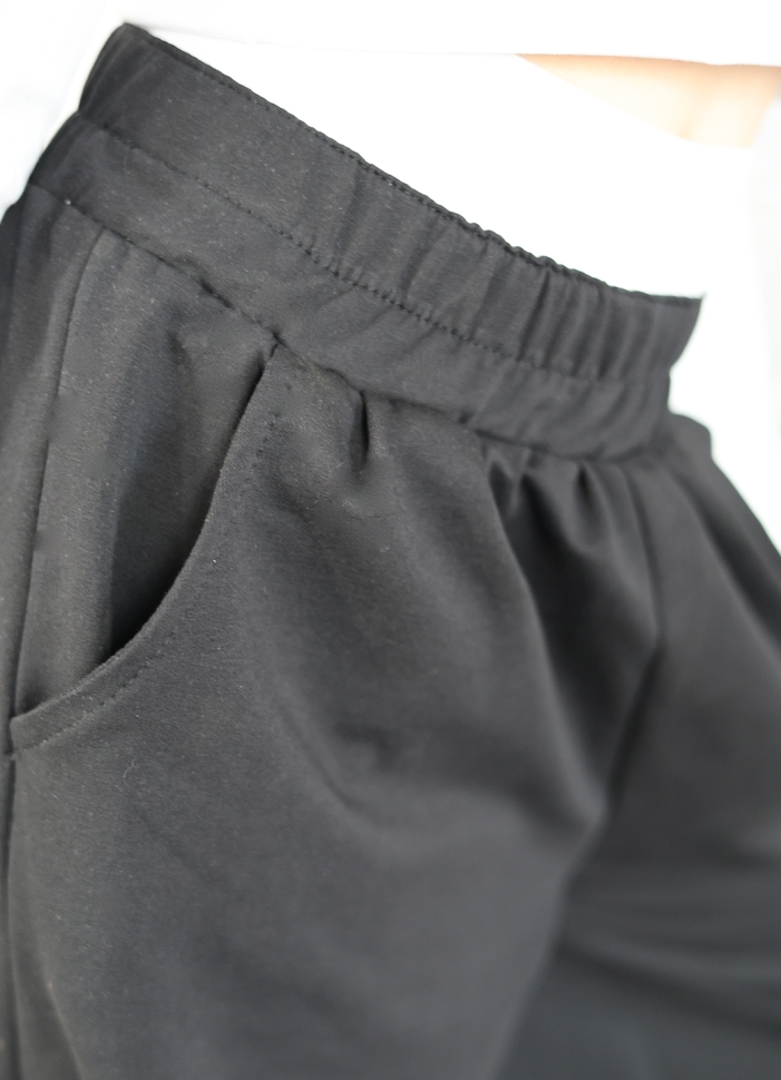 Брюки для девочек БУШОН ST113, цвет черный 