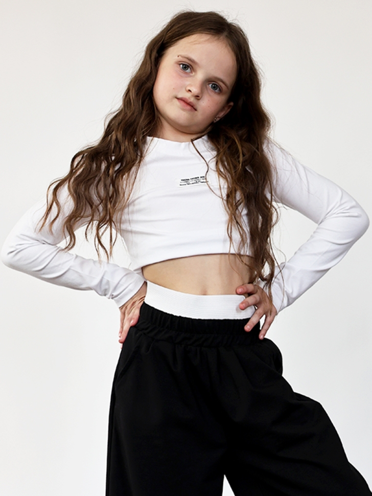 Брюки для девочек БУШОН ST113, цвет черный 