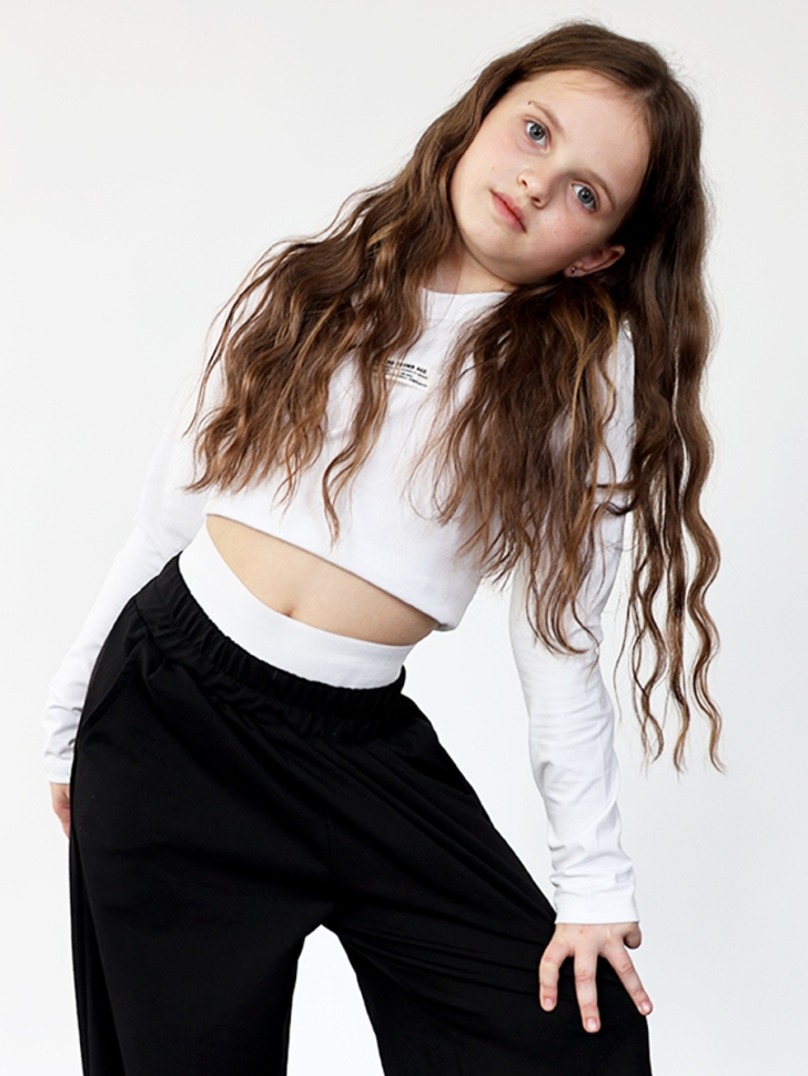 Брюки для девочек БУШОН ST113, цвет черный 