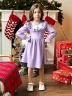 Платье для девочки нарядное БУШОН ST59, цвет сиреневый 