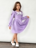 Платье для девочки нарядное БУШОН ST59, цвет сиреневый 