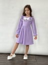 Платье для девочки нарядное БУШОН ST59, цвет сиреневый 