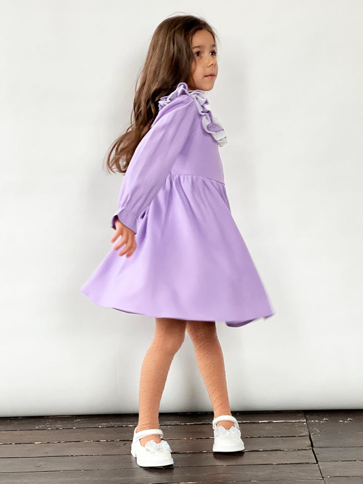Платье для девочки нарядное БУШОН ST59, цвет сиреневый 