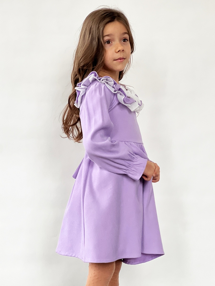 Платье для девочки нарядное БУШОН ST59, цвет сиреневый 