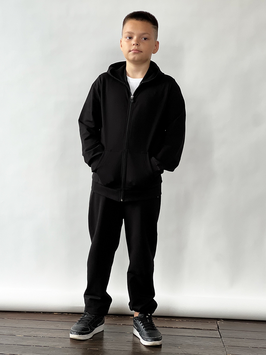 Спортивный костюм для мальчика БУШОН SP20, цвет черный 