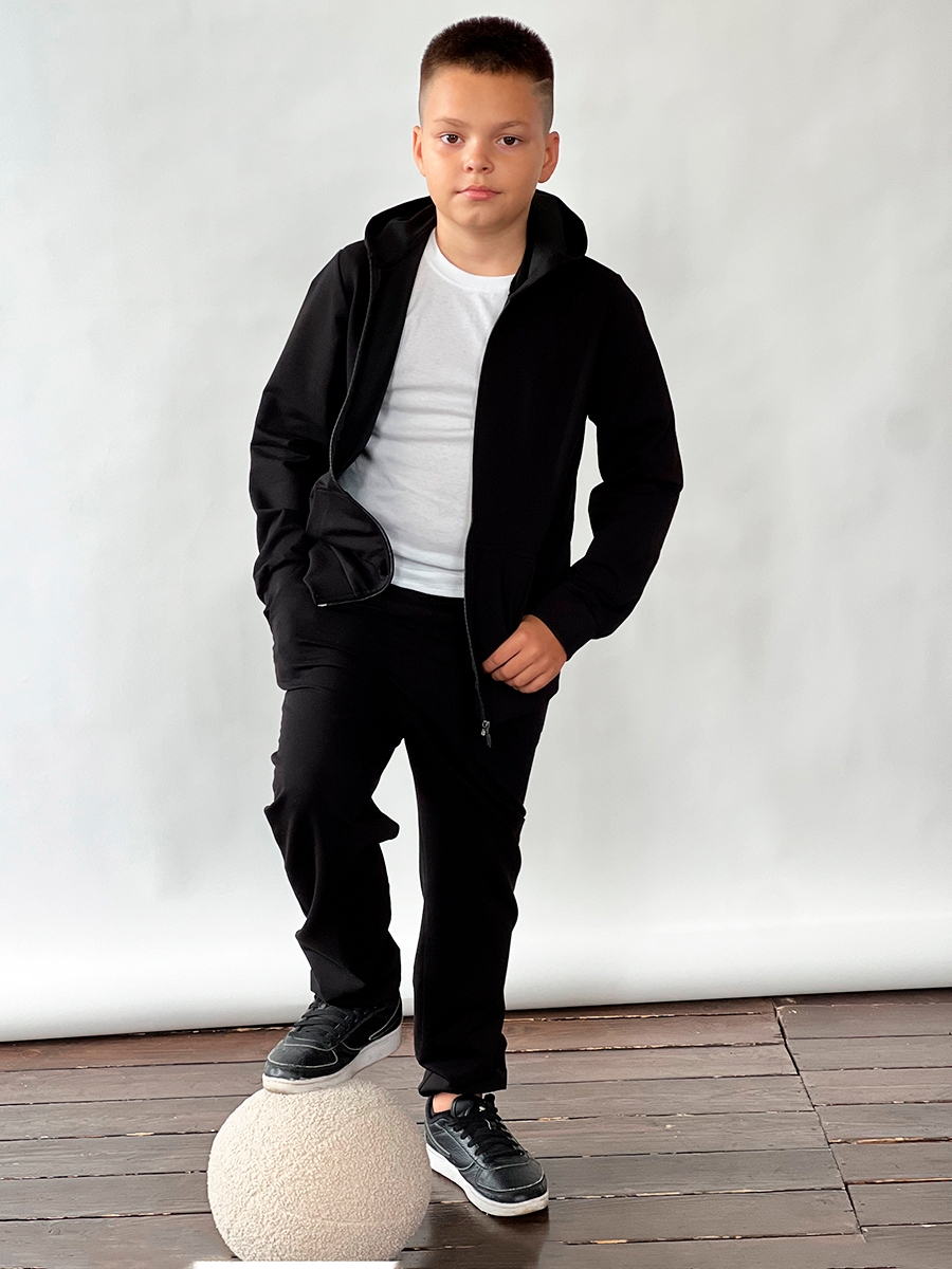 Спортивный костюм для мальчика БУШОН SP20, цвет черный 