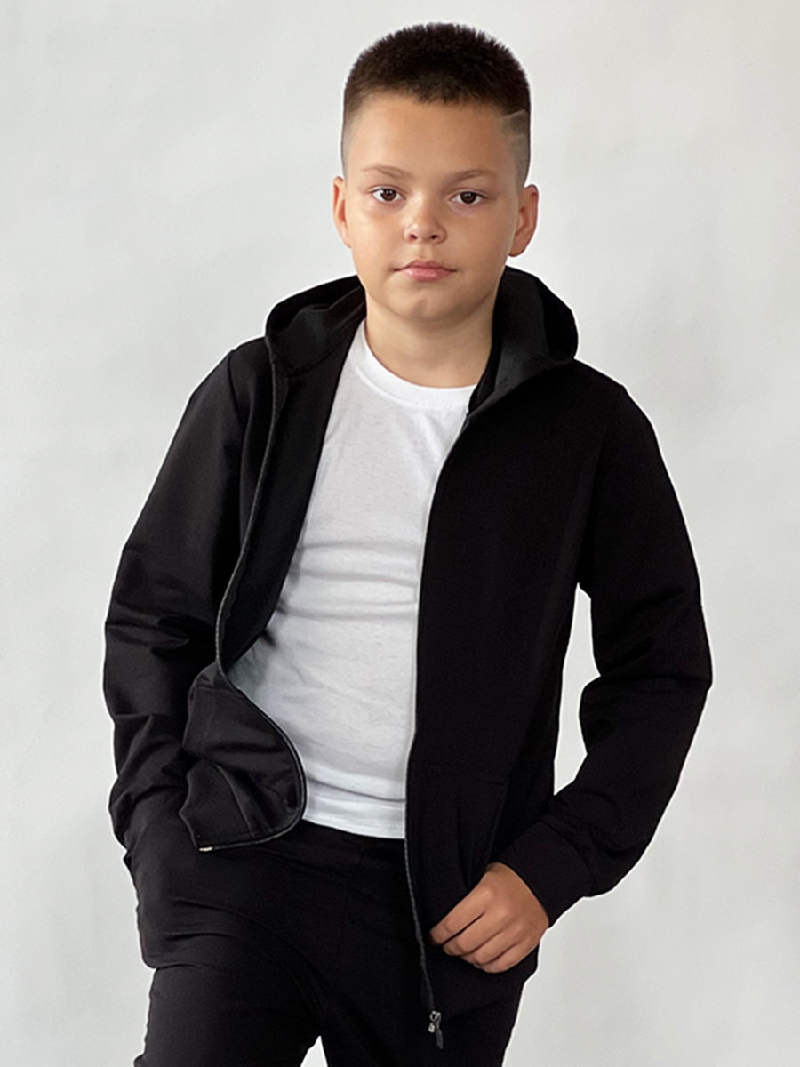 Спортивный костюм для мальчика БУШОН SP20, цвет черный 