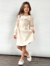 Платье для девочки нарядное БУШОН ST59, цвет айвори 