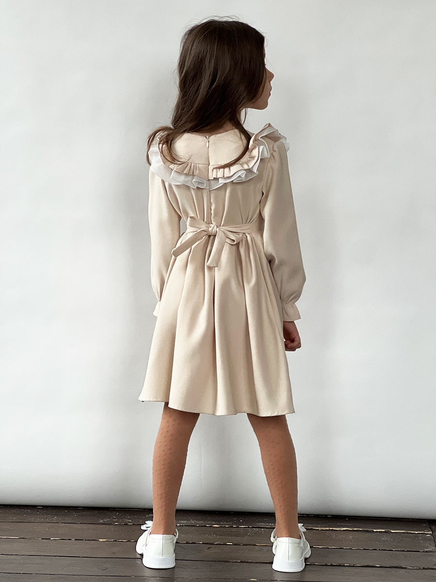 Платье для девочки нарядное БУШОН ST59, цвет айвори 