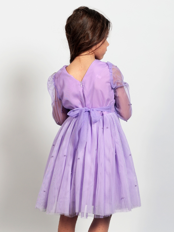 Платье для девочки нарядное БУШОН ST511, цвет сиреневый