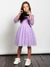 Платье для девочки нарядное БУШОН ST511, цвет сиреневый