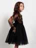 Платье для девочки нарядное БУШОН ST511, цвет черный 