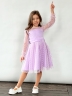 Платье для девочки нарядное БУШОН ST58, отделка фатин, цвет сиреневый