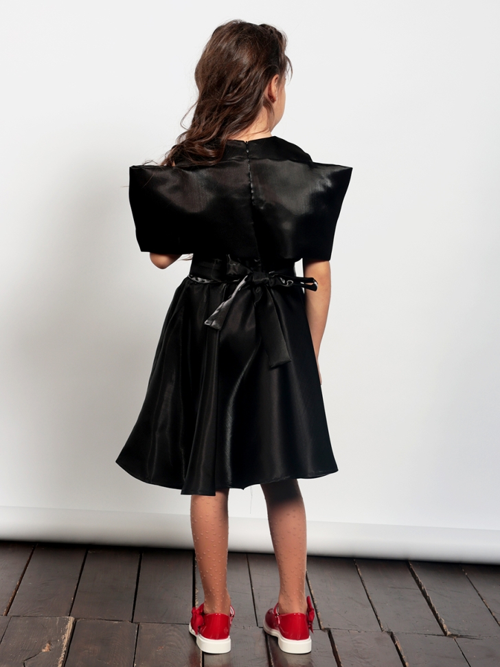 Платье для девочки праздничное БУШОН ST310, цвет черный