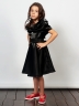 Платье для девочки праздничное БУШОН ST310, цвет черный