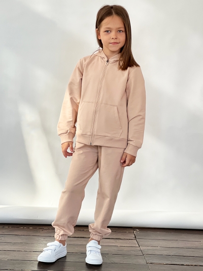 Спортивный костюм для девочки БУШОН SP20, цвет бежевый