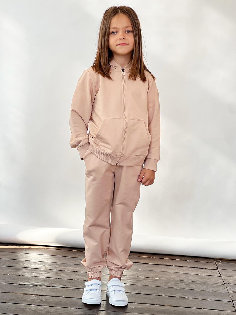 Спортивный костюм для девочки БУШОН SP20, цвет бежевый 