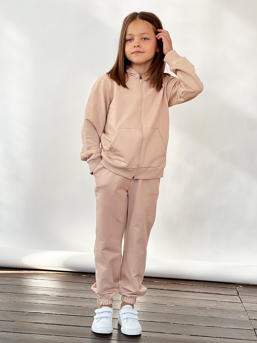 Спортивный костюм для девочки БУШОН SP20, цвет бежевый 