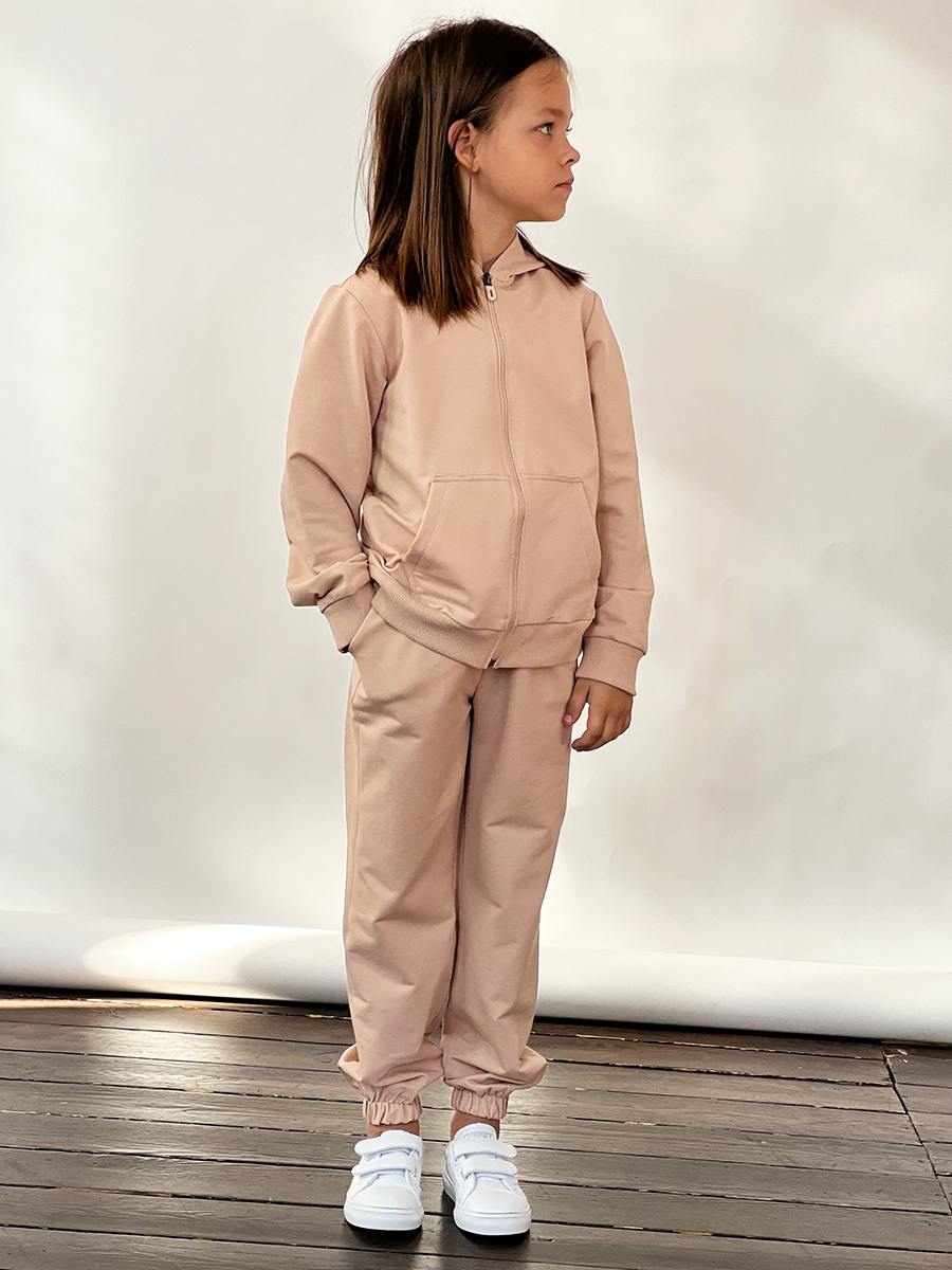 Спортивный костюм для девочки БУШОН SP20, цвет бежевый 