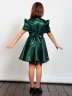 Платье для девочки нарядное БУШОН ST310, цвет изумрудный 