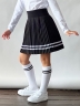 Юбка для девочек школьная БУШОН, модель SK9018, цвет черный 