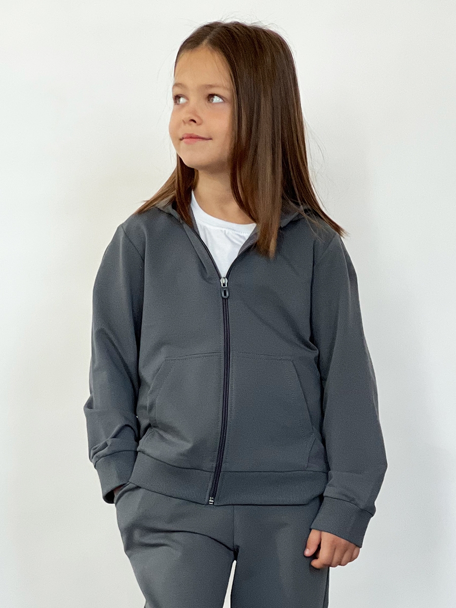 Спортивный костюм для девочки БУШОН SP20, цвет серый 