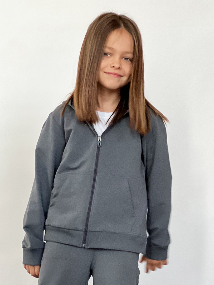 Спортивный костюм для девочки БУШОН SP20, цвет серый 