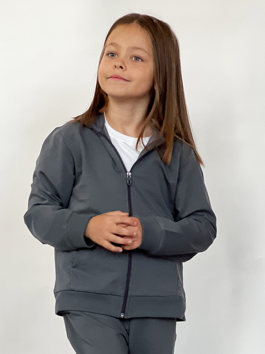 Спортивный костюм для девочки БУШОН SP20, цвет серый 