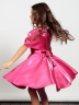 Платье для девочки нарядное БУШОН ST310, цвет фуксия 