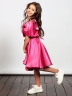Платье для девочки нарядное БУШОН ST310, цвет фуксия 