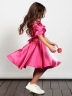 Платье для девочки нарядное БУШОН ST310, цвет фуксия 