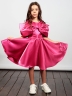 Платье для девочки нарядное БУШОН ST310, цвет фуксия 