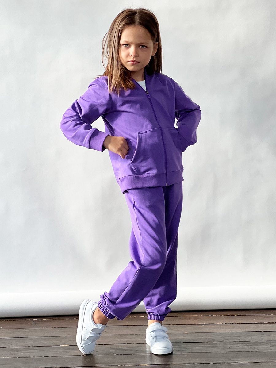 Спортивный костюм для девочки БУШОН SP20, цвет сиреневый 