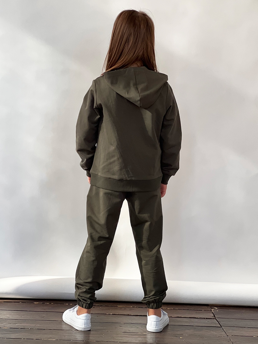 Спортивный костюм для девочки БУШОН SP20, цвет хаки 